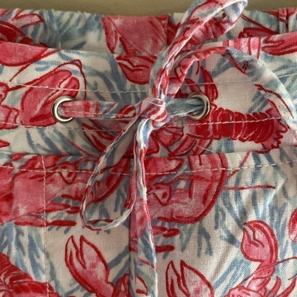 Talbots Linen Cotton Lobster Shorts - Picture 2 of 6